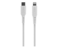 FIXED Kabel Liquid Silicone USB-C/Lightning 1,2m biały - 1249114 - zdjęcie 2